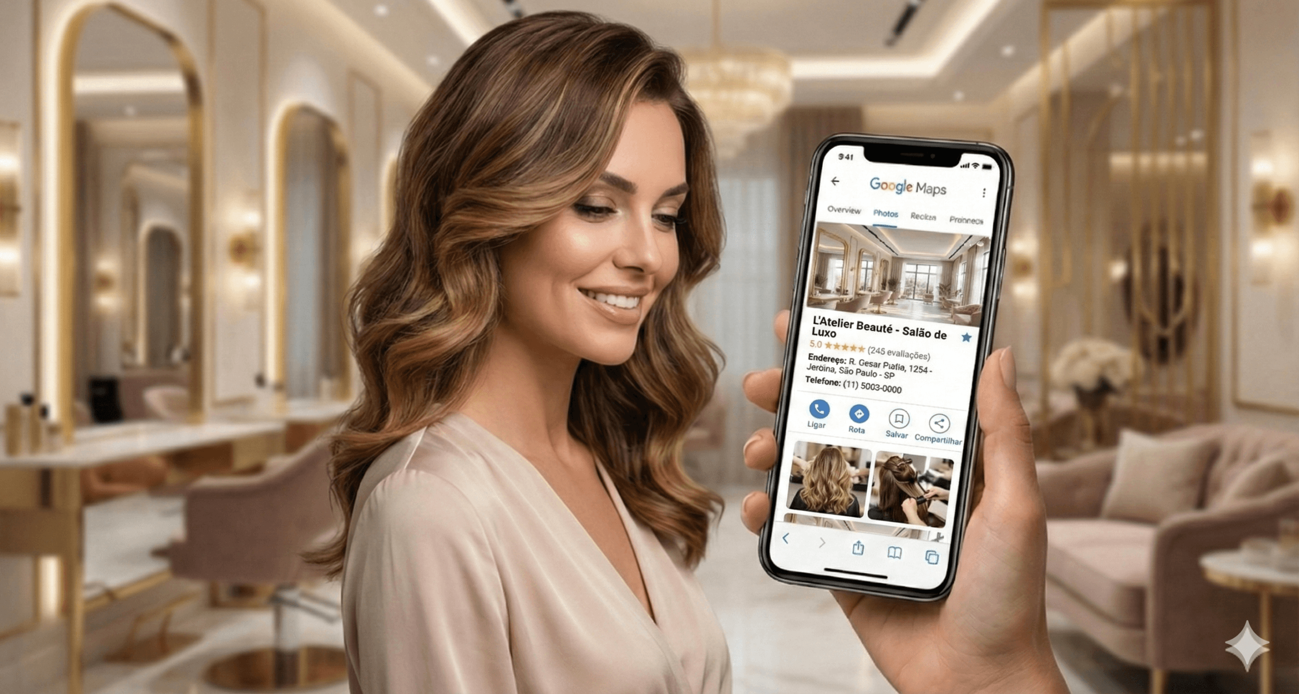 Google Meu Negócio para Salão de Beleza