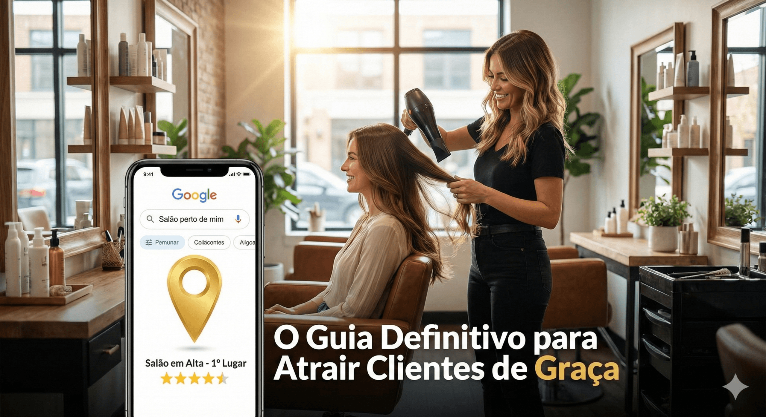 Como colocar seu salão no topo do Google